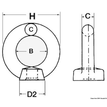 Golfare femmina 10 mm 