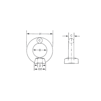 Golfare inox 316 femmina Ø mm.16