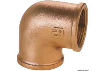 Gomito 90° F-F in bronzo 1"1/4 