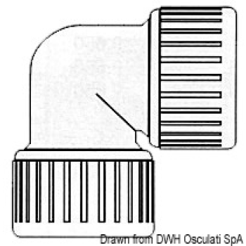 Gomito 90° Hydrofix femmina/femmina 15 mm 