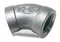 Gomito inox femmina/femmina 45° 1/2" 