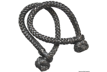 Grillo in Dyneema nero - 7mm 