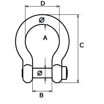 Grillo inox a cetra Ø mm.4