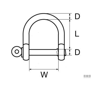 Grillo largo card d10mm inox<