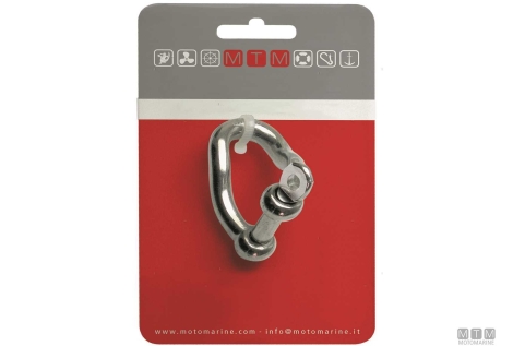 Grillo torto card d10mm inox<