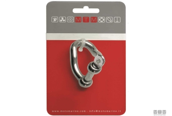 Grillo torto card d5mm inox<