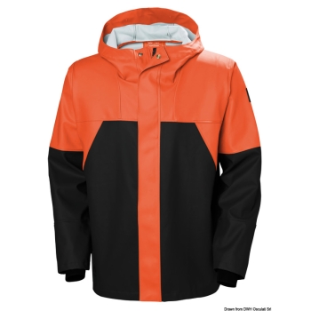 HH Storm Rain Jacket arancio/nero 2XL 