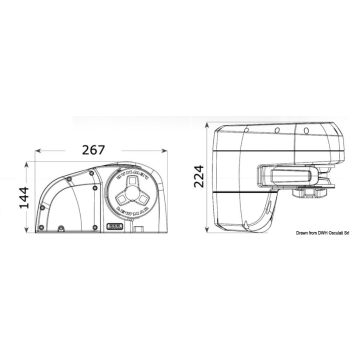 HX1 12V 800W 6mm senza campana 