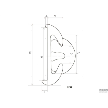 Inserto parabordo alu 56 bianco 16m 