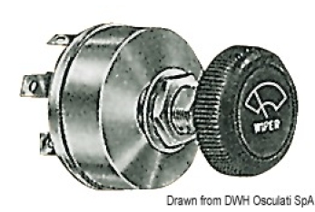 Interruttore di comando per tergicristalli con regolazione di due velocità-19.752.28