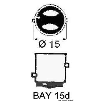 Lampadina 25 W 12 V 