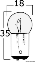 Lampadina bipolare 12 V 5 W 