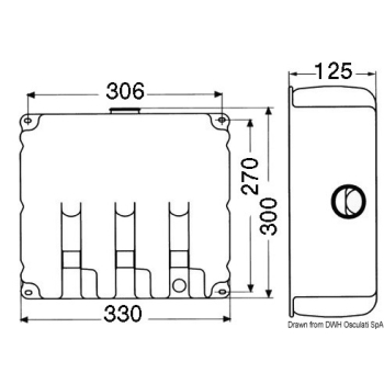 Lavavetri 9,7 l 2 pompe 12 V 