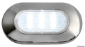 Luce di cortesia ovale 6 LED blu 