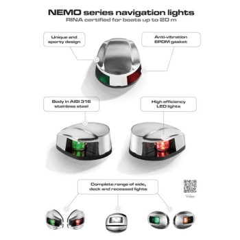 Luce di via NEMO - sinistra e destra 112,5° bulk montaggio verticale