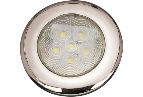 Luce Impermeabile LED Round Top Inox