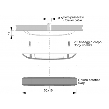 Luce LED Andromeda G1