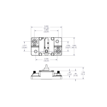 Magnetotermico a filo 120a