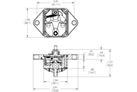 MAGNETOTERMICO AD INCASSO 40A