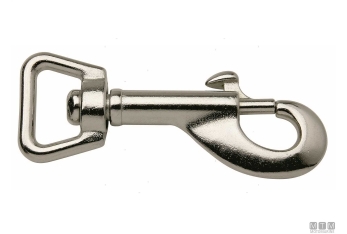 Moschettone girevole bolt sq d21mm inox