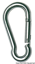 Moschettone inox 10 mm 