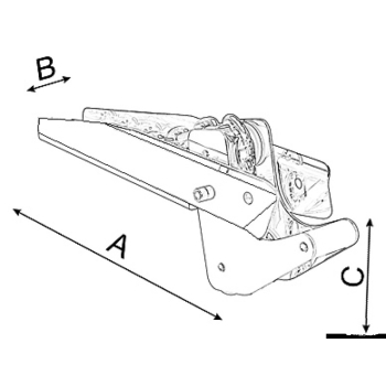 Musone a ribalta leggero Compact 300 mm 