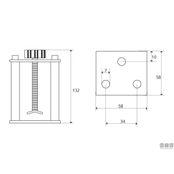 Musone basculante cl 280mm 