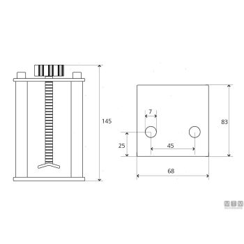 Musone basculante uni 390mm 