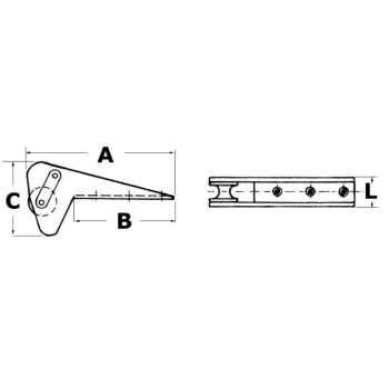 Musone in lega per Bruce/Trefoil max 10 kg 