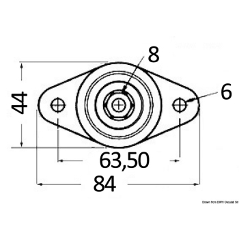 Nodo derivazione Maxi 83x44 mm 