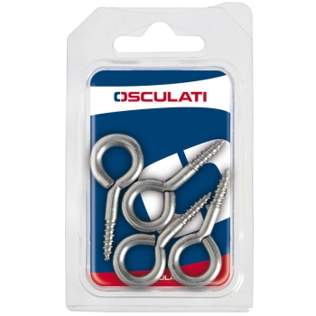 Occhioli inox vite 32 x 3,5 mm (blister 7 pz) 