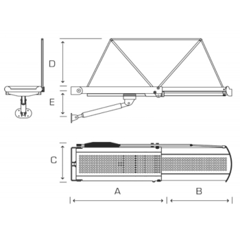 Passerella spica 20 24v. mm.2000