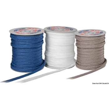 Piattina per parabordi 14 mm x 50 m blu 