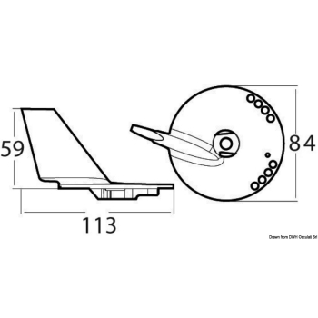 Pinna 70 HP 4T magnesio 