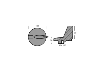 Pinna direzionale in magnesio