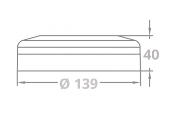 PLAFONIERA A 16 LED 12V