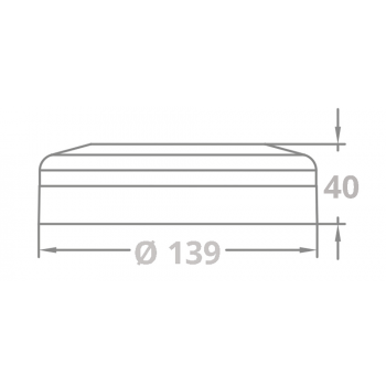 PLAFONIERA A 16 LED 12V