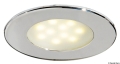 Plafoniera Adria LED inox con interruttore 