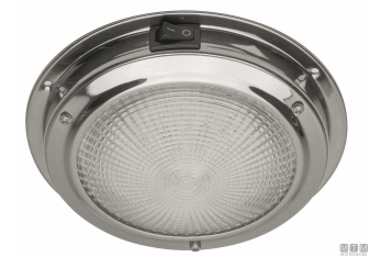 Plafoniera classic 12v d175mm inox< 