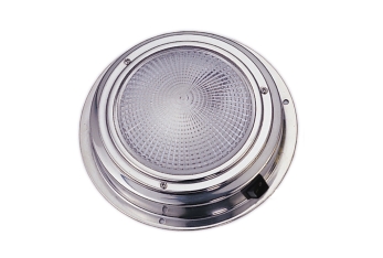 Plafoniera inox luce Led diam. 169 mm 