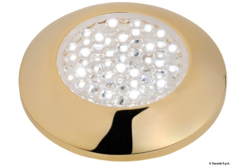 Plafoniera stagna LED dorata 