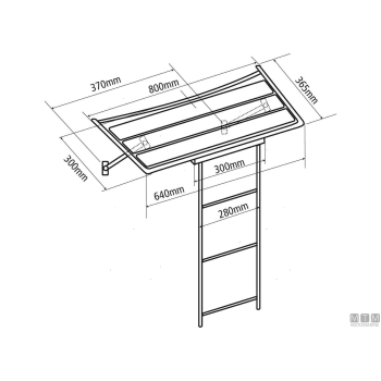 Plancetta di Poppa Teak Large con Scaletta