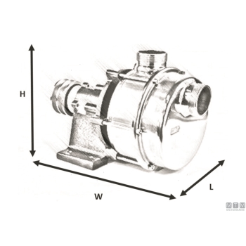 Pompa a Puleggia con Frizione Magnetica Serie IFE