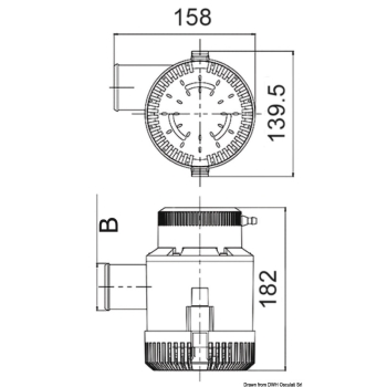 Pompa di sentina ad immersione G4700 12 V 