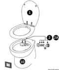 Pompa WC Slim Vacuum 12 V 