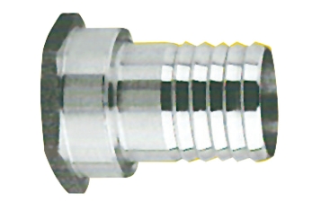 Portagomma inox femmina 1/2" x 20 mm 