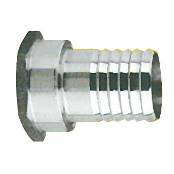 Portagomma inox femmina 1/2" x 20 mm 