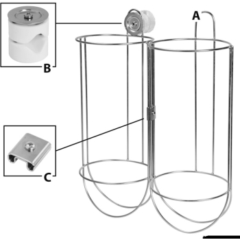 Portaparabordi a cestello 215 mm 