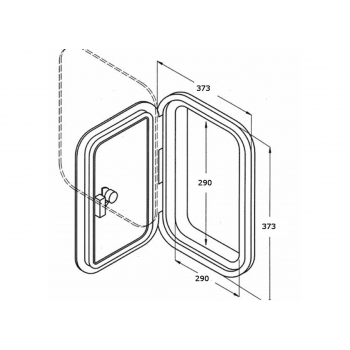 Portello Calpestabile DC Box Quadro Piccolo