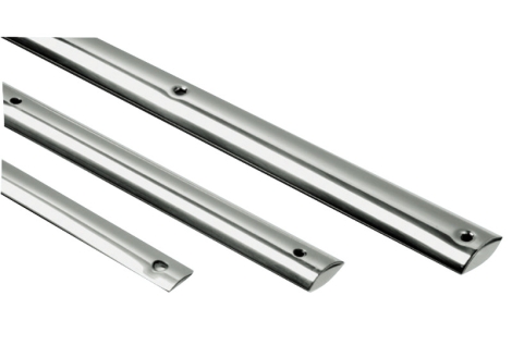 Profilo mezzo tondo inox mm 25 (barre da 4 m) 